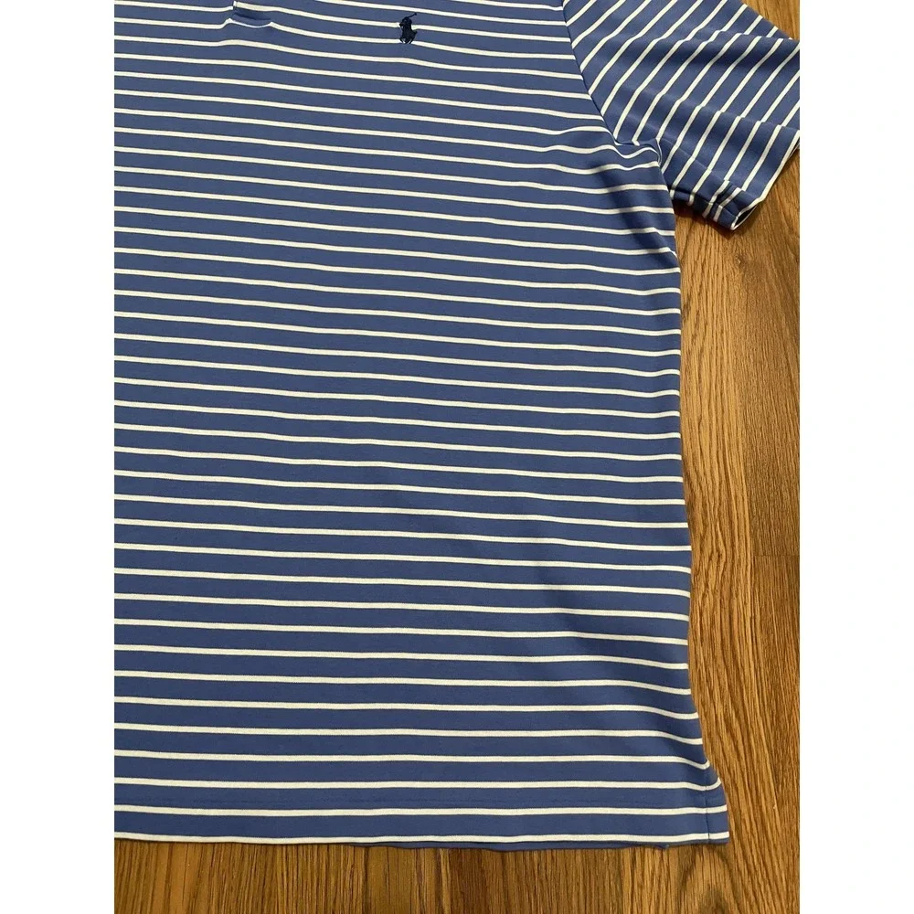 Polo Ralph Lauren Shirt Mens Extra Large Striped Embroidered Pony
